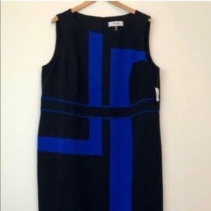 New w/tags! Jones New York Geometric Sheath Dress.